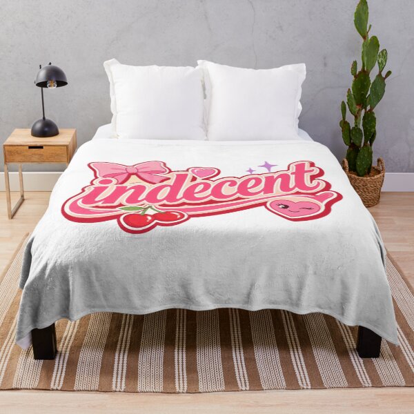 Item preview, Indecent Cute Girly Typography Design designed and sold by RedCircleArt.