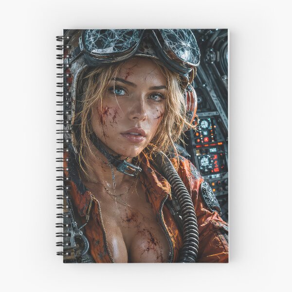 Item preview, Worn pilot in a shattered cockpit designed and sold by thewandswant.