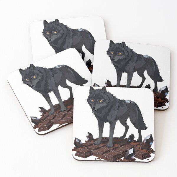Item preview, Black Wolf Obsidian Feast designed and sold by IllumeInk.