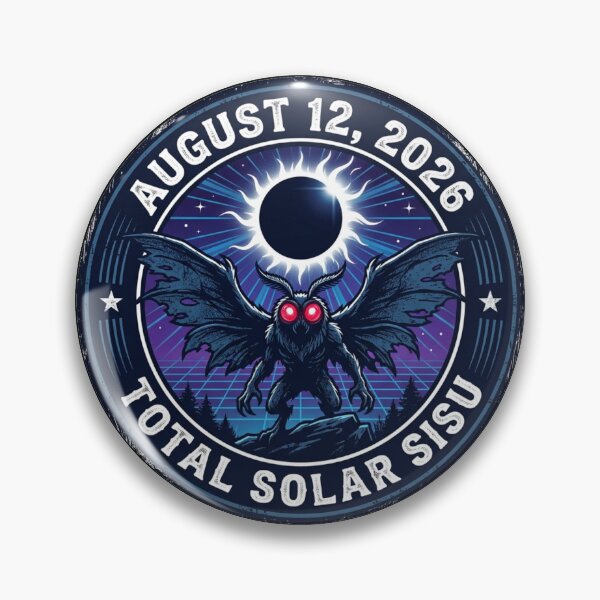Item preview, Mothman Solar Eclipse August 12 2026 Sisu designed and sold by SisuPrintsCo.