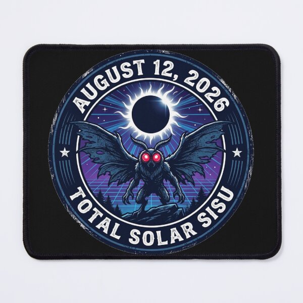 Item preview, Mothman Solar Eclipse August 12 2026 Sisu designed and sold by SisuPrintsCo.
