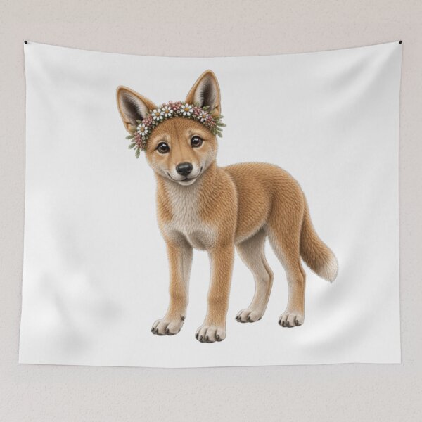 Item preview,  Whimsical Dingo Friend designed and sold by BRETT'S ART STUDIO.
