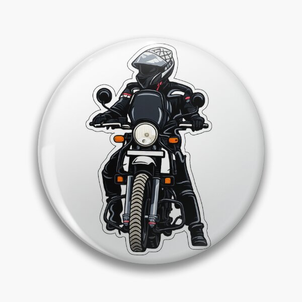 Artikelvorschau, Aufkleber für Motorradfahrer im Abenteuermodus entworfen und verkauft von Wild Route Designs.