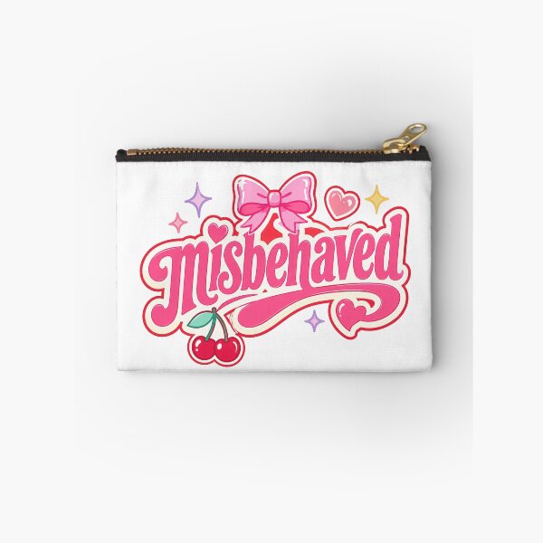Item preview, Misbehaved Cute Girly Typography Design designed and sold by RedCircleArt.