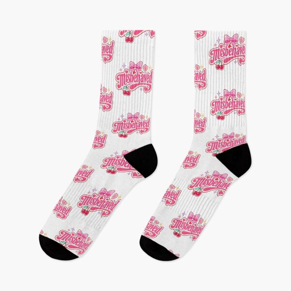 Item preview, Misbehaved Cute Girly Typography Design designed and sold by RedCircleArt.