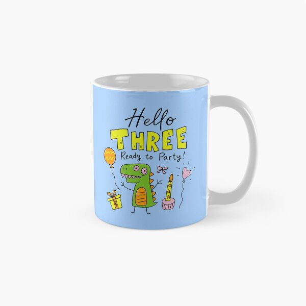 Item preview, Whimsical Dino Toddler 3 Year Old Birthday Kids T-Shirt & Party Gifts designed and sold by illeN-Art-World.