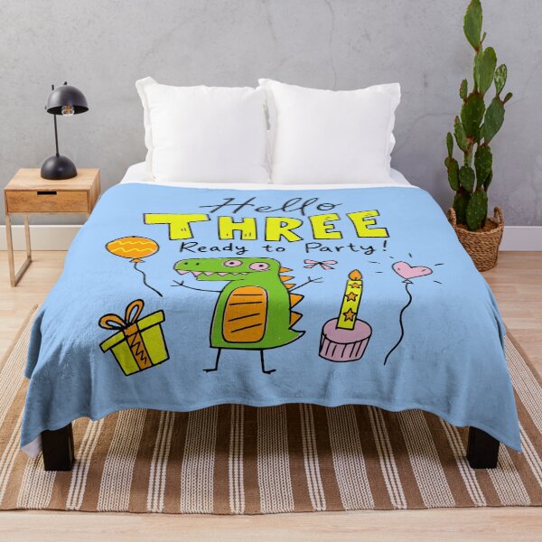 Item preview, Whimsical Dino Toddler 3 Year Old Birthday Kids T-Shirt & Party Gifts designed and sold by illeN-Art-World.