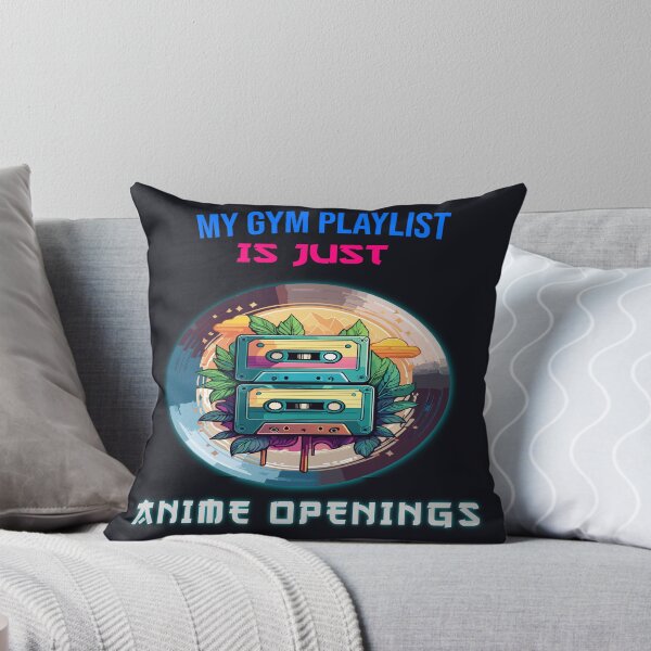 Item preview, My Gym Playlist Is Just Anime Openings - Otaku Gym Humor designed and sold by Kizenfashion.