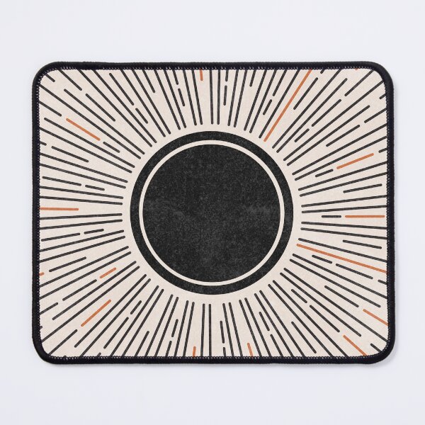 Item preview, Mid Century Modern Black Sunburst Art Print designed and sold by FaizArtShop.