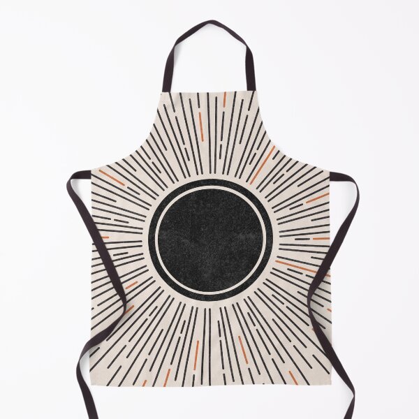 Item preview, Mid Century Modern Black Sunburst Art Print designed and sold by FaizArtShop.