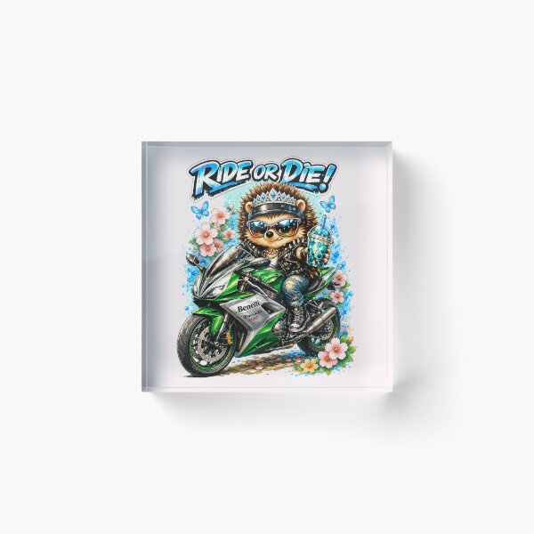 Item preview, Ride Or Die - Benelli Blue Boba Cherry Blossom designed and sold by Hellulandia - no nää ny vaa o tämmöne.