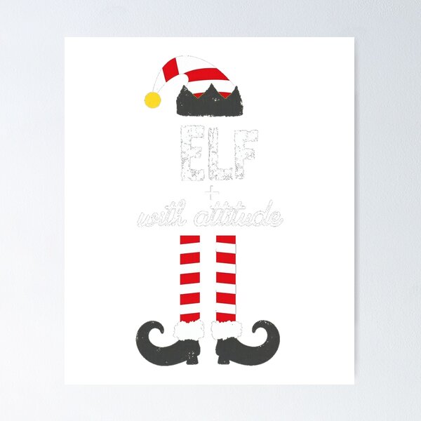 Item preview, Elf With Attitude Christmas designed and sold by lht6474.