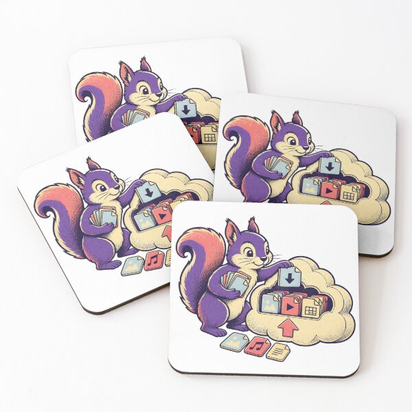 Item preview, Cloud-Storage Squirrel – Digital Storage Creature designed and sold by yagniikd-.