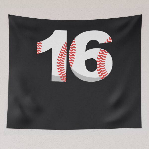 Item preview, Number 16 Baseball #16 designed and sold by melsens.