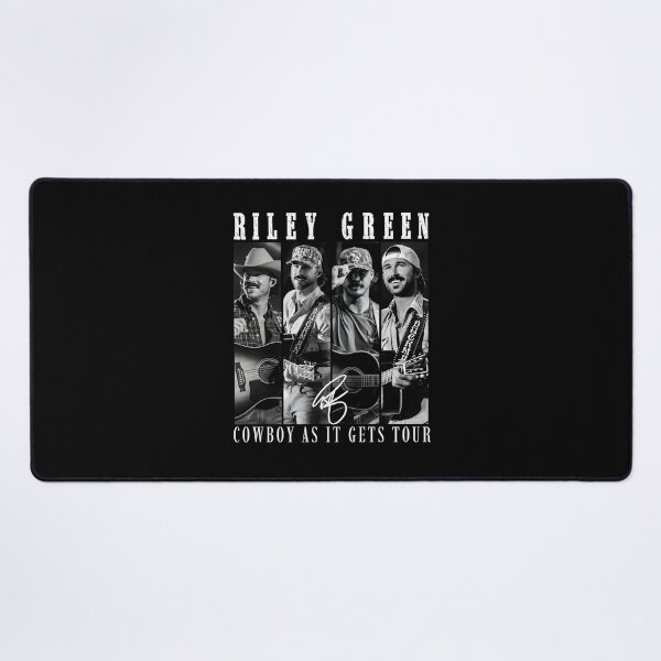 Item preview, Riley Retro Green Cowboy As It Gets Tour Country Music Fan designed and sold by Glow-Paw-Studio.