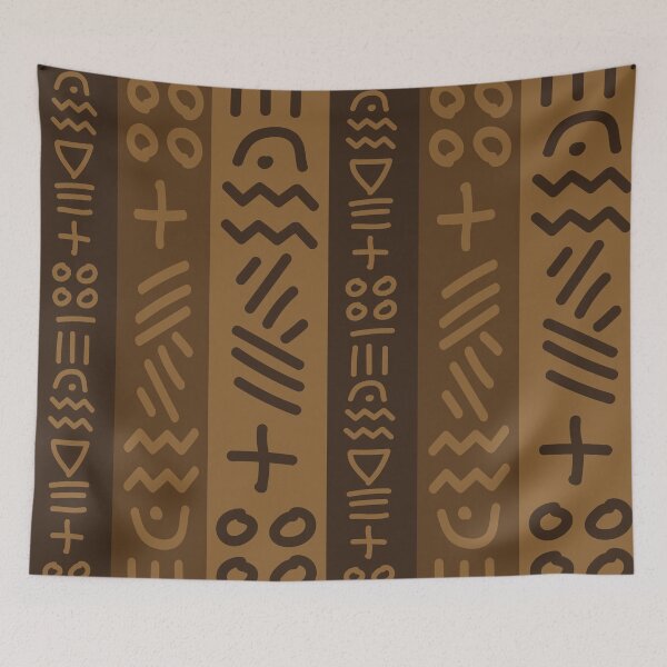 Item preview, African Bogolan Geometric Pattern  designed and sold by Wolagno.