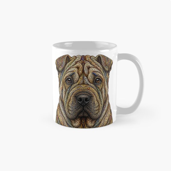 Item preview, Intricate Shar Pei designed and sold by PaintedbyCarol.
