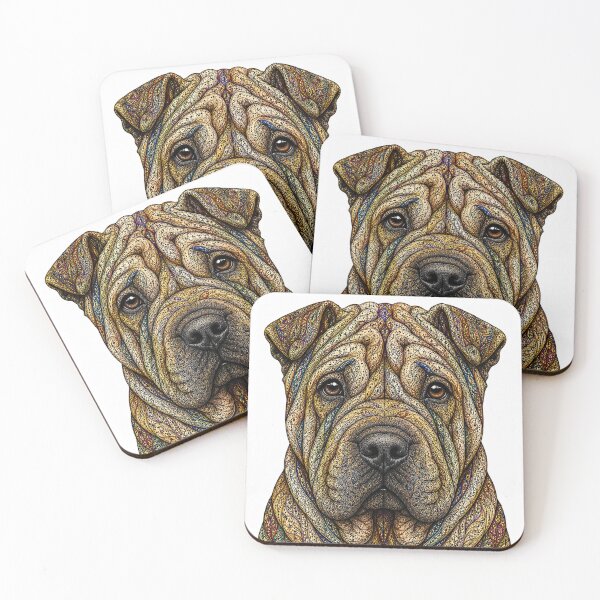 Item preview, Intricate Shar Pei designed and sold by PaintedbyCarol.