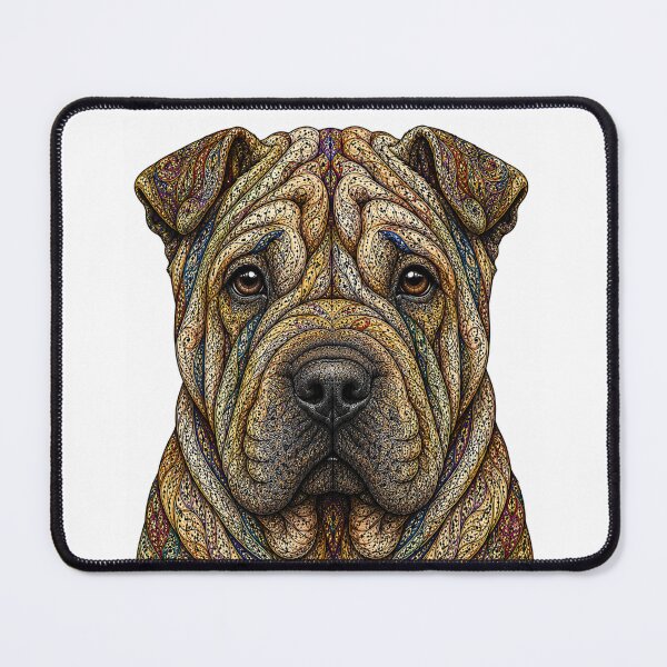 Item preview, Intricate Shar Pei designed and sold by PaintedbyCarol.