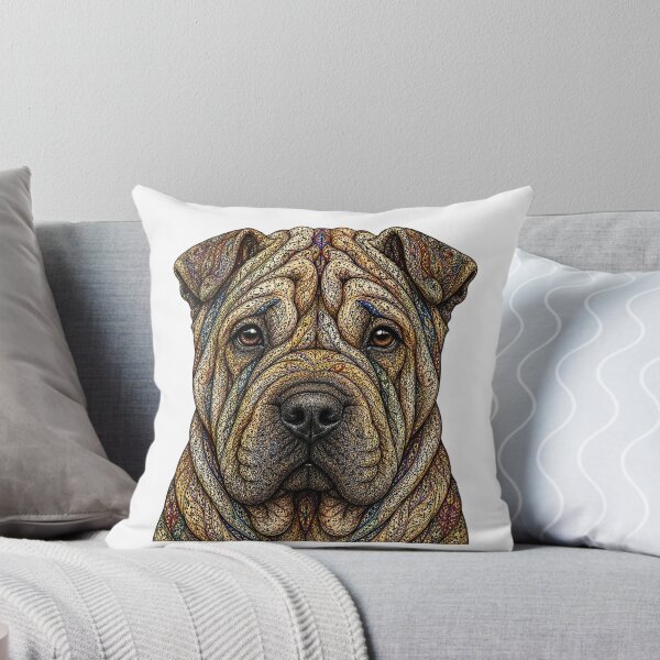 Item preview, Intricate Shar Pei designed and sold by PaintedbyCarol.