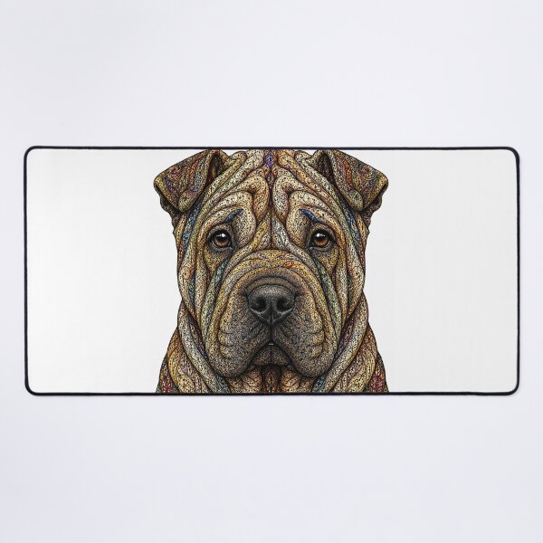 Item preview, Intricate Shar Pei designed and sold by PaintedbyCarol.