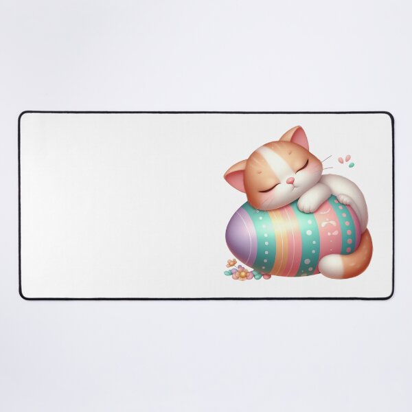 Item preview, Cute Cat Sleeping on an Egg designed and sold by Munsonlookfor.