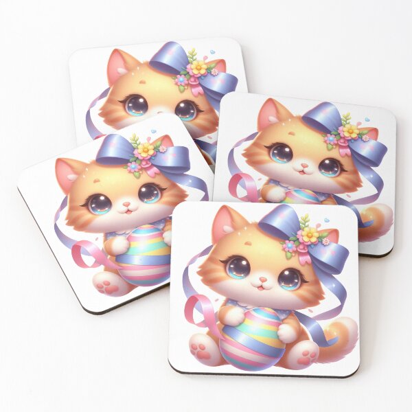Item preview, Adorable Kitten with Ribbon designed and sold by Munsonlookfor.