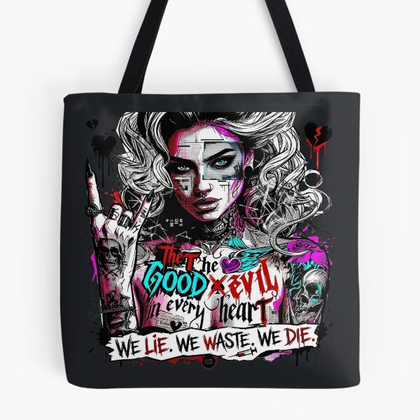 Item preview, Blonde Woman Showing Horns Collage designed and sold by Voodoo Store Paranormal Collections.