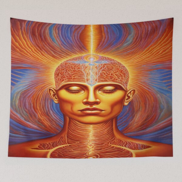 Item preview, Zen & Spiritual Wall Art - Third Eye Activation Aura Poster for Mindfulness Decor designed and sold by Resilient Art Gallery.