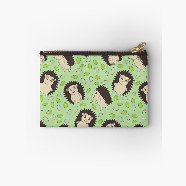 Item preview, Happy Hedgehogs in Mint Green and Beige designed and sold by artistmaria.