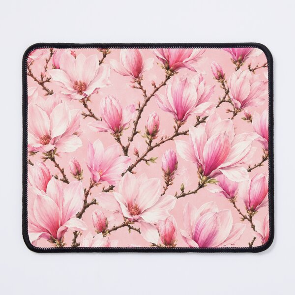 Item preview, Pink Magnolia Blossom Floral Pattern designed and sold by Mikena1996.