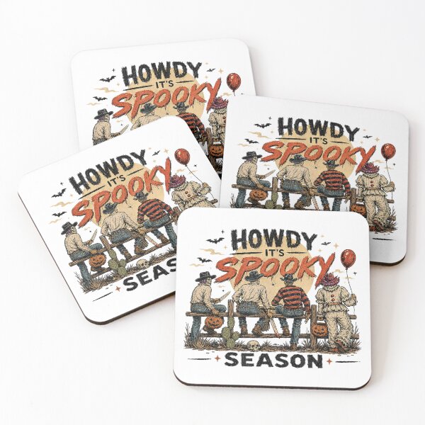 Item preview, Howdy It's Spooky Season Western Cowboy Halloween Horror designed and sold by PartyFam.