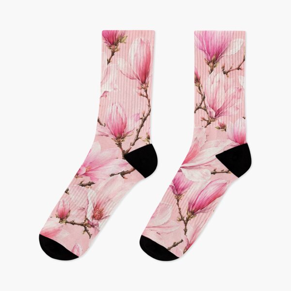 Item preview, Pink Magnolia Blossom Floral Pattern designed and sold by Mikena1996.