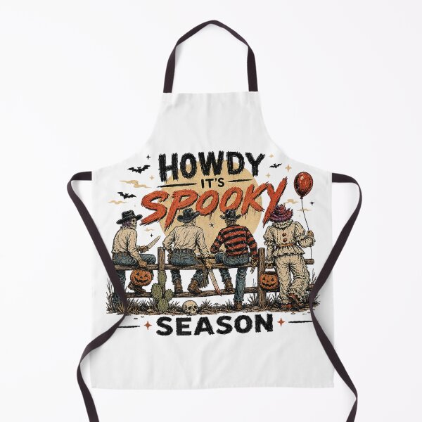 Item preview, Howdy It's Spooky Season Western Cowboy Halloween Horror designed and sold by PartyFam.