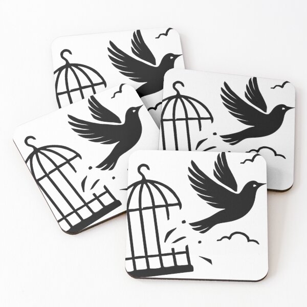 Item preview, Freedom Bird - Broken Cage Silhouett designed and sold by RoyArt0.