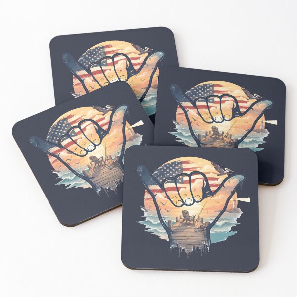 Item preview, USA Shaka Coastal Fishing Lighthouse designed and sold by MythicCotton.