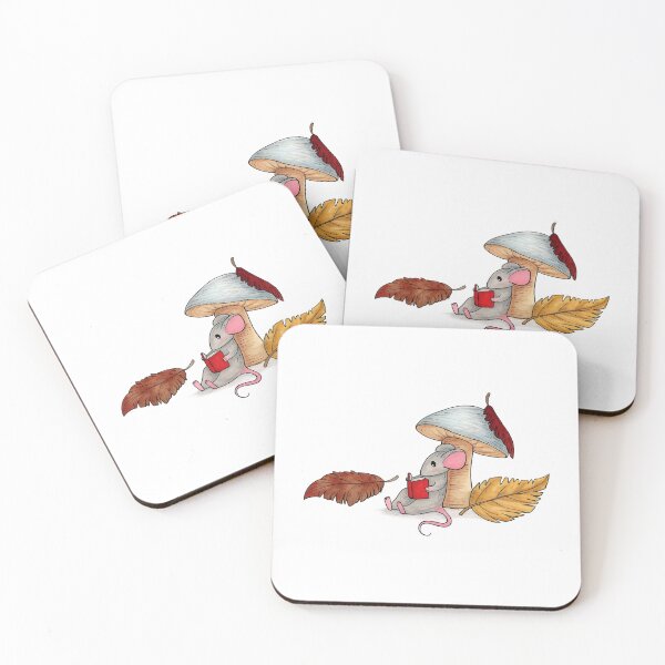 Item preview, Mouse Reading in Autumn designed and sold by LittleMouseClub.