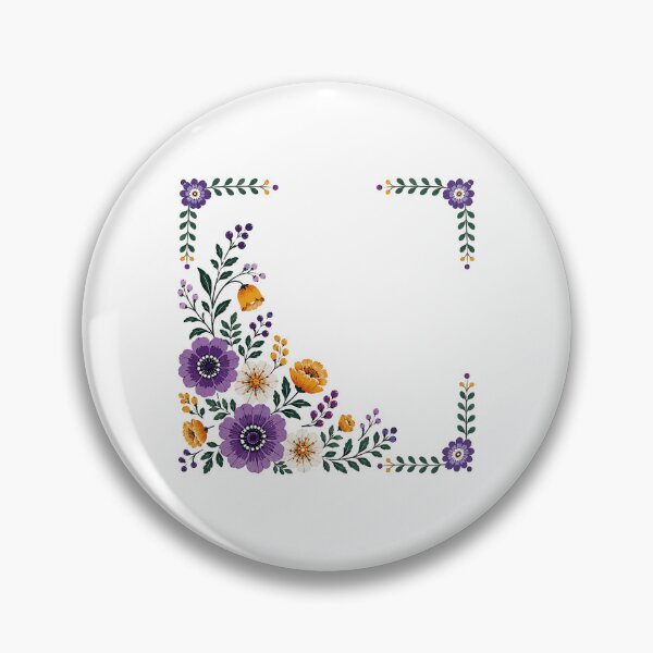 Item preview, Folk Flower Frame designed and sold by PetalGarden.