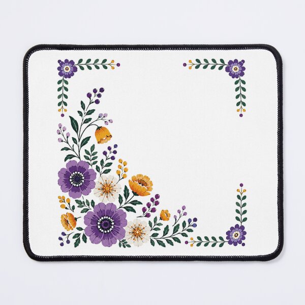 Item preview, Folk Flower Frame designed and sold by PetalGarden.