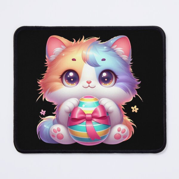 Item preview, Colorful Kitten with Easter Egg designed and sold by Munsonlookfor.