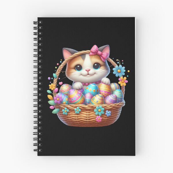 Item preview, Cute Kitten in Easter Basket designed and sold by Munsonlookfor.