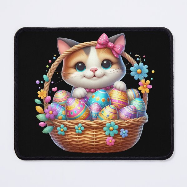 Item preview, Cute Kitten in Easter Basket designed and sold by Munsonlookfor.