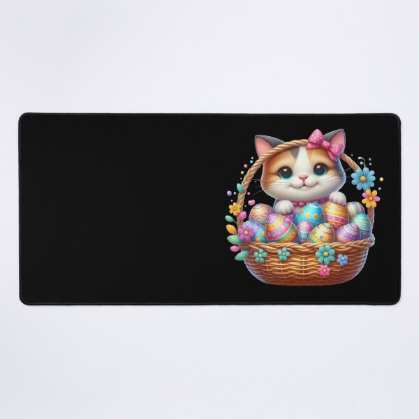 Item preview, Cute Kitten in Easter Basket designed and sold by Munsonlookfor.