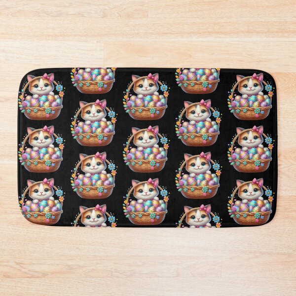 Item preview, Cute Kitten in Easter Basket designed and sold by Munsonlookfor.