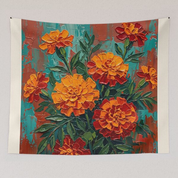 Item preview, Mariglod Mexico Flower Market designed and sold by nirinalovell.