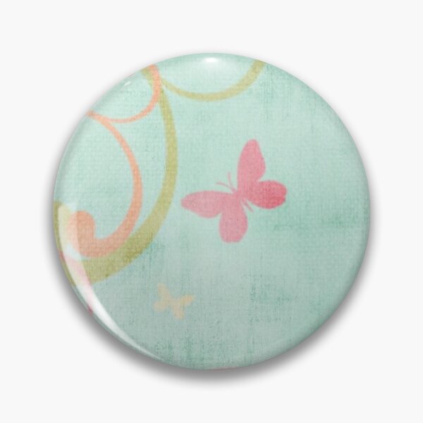 Item preview, Teal Textured Background With Butterflies And Swirls designed and sold by rainyclouddiary.