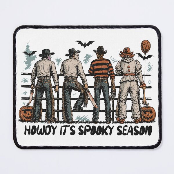 Item preview, Howdy It's Spooky Season Halloween Horror Characters Western designed and sold by PartyFam.