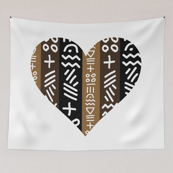 Item preview, African Bogolan Geometric Pattern  designed and sold by Wolagno.