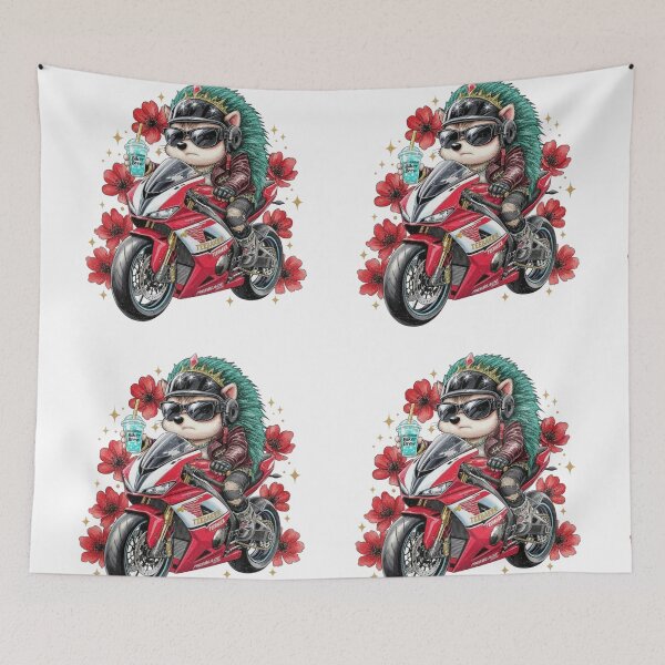 Item preview, Honda Sportbike - Turquoise Boba Tea Ride designed and sold by Hellulandia - no nää ny vaa o tämmöne.