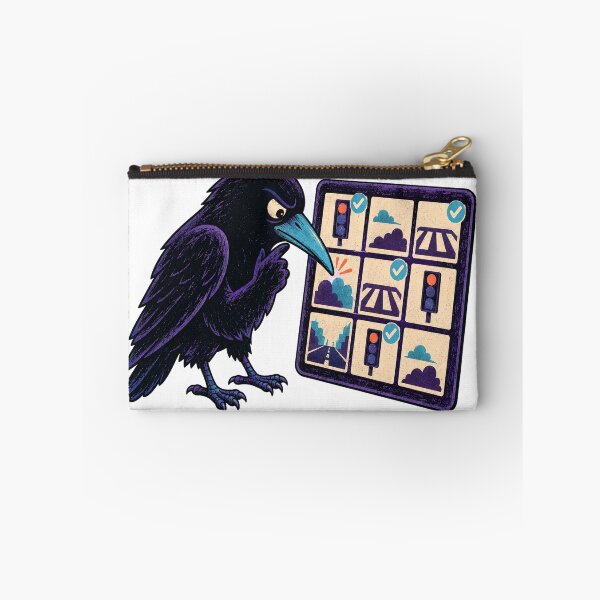 Item preview, Captcha-Solving Crow – Human Verification Creature designed and sold by yagniikd-.
